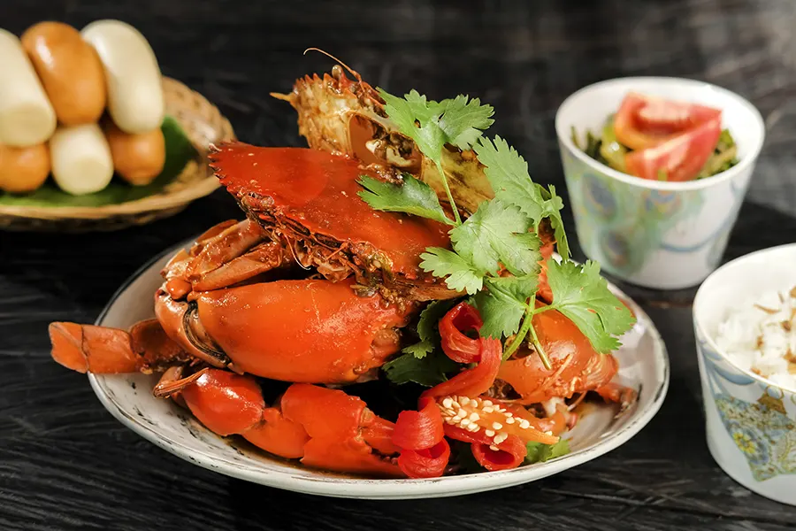 Jackson Lily's all day dining - mud crab chilli