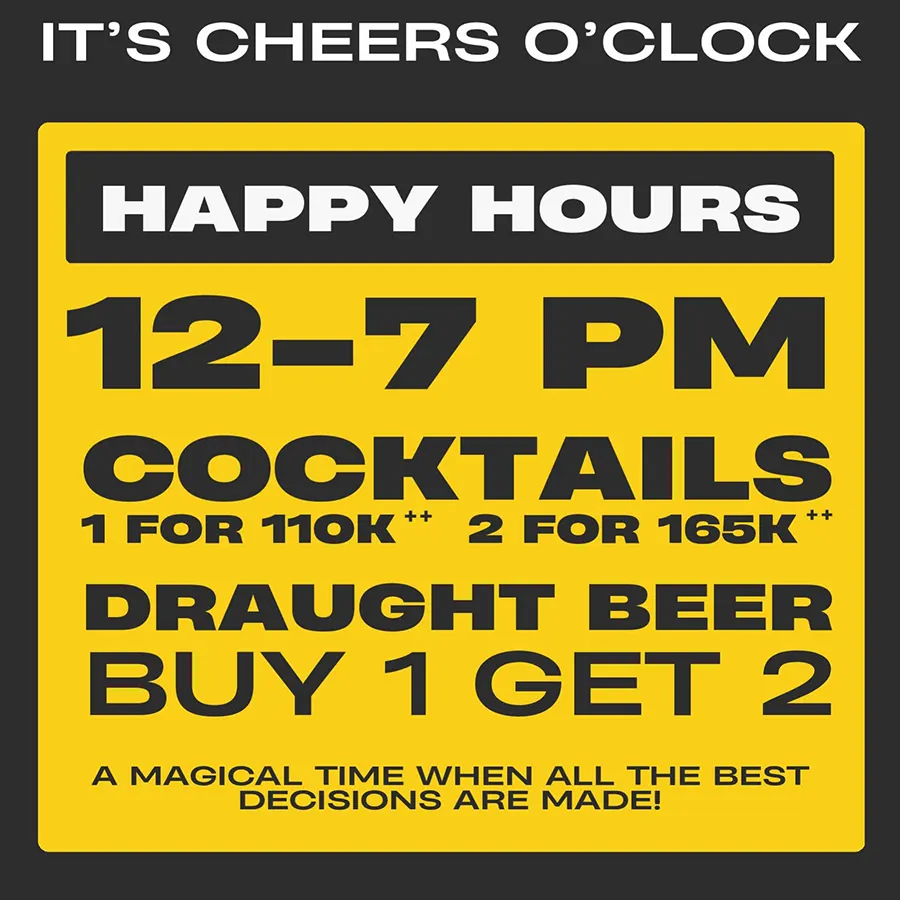 Happy hours in Seminyak