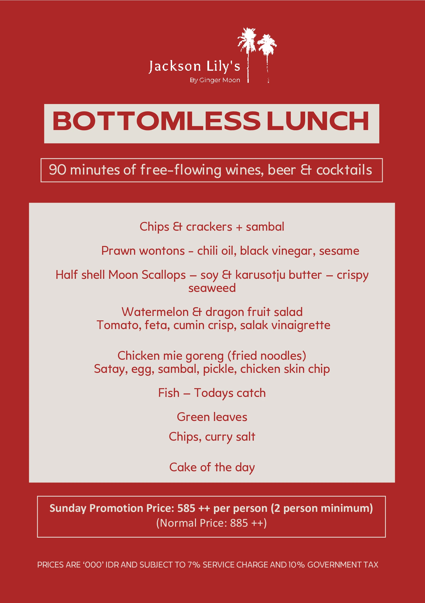 Bottomless Lunch